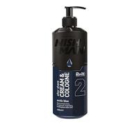 Nishman Crème Après-Rasage Cologne 400ML - Crème Après-Rasage Rafraîchissante et Apaisante Avec Parfum de Cologne - Hydrate, Adoucit et Prend Soin Après le Rasage (400ML, 02 - Bleu Arctique)