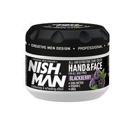NISHMAN Crème pour les Mains et le Visage - Blackberry 300ml - Crème Hydratante, Nourrissante et Apaisante pour une Peau Saine - Idéale pour Peaux Sèches et Sensibles