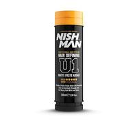 NISHMAN Définition des Cheveux U1 - Pâte Mate Argan 100g - Gel de Coiffage Professionnel pour Finition Mate, Texture et Volume avec Huile d’Argan pour des Cheveux Forts et Sains