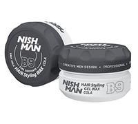 NISHMAN Gel Cire Aqua pour Hommes B9 - Cola 150g - Parfum Cola - Fini Brillant Naturel - Tenue Ultra Forte - Contrôle et Définition Longue Durée