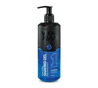 NISHMAN Gel de Rasage 01 - Energizing 400ml - Pour un Rasage Doux, Hydratant et Nourrissant - Protection Parfaite pour une Peau Douce - Parfum Frais et Longue Durée - Soin pour Hommes