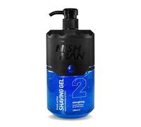 NISHMAN Gel de Rasage 02 - Energizing 1000ml - Pour un Rasage Doux, Hydratant et Nourrissant - Protection Parfaite pour une Peau Douce - Parfum Frais et Longue Durée - Soin pour Hommes