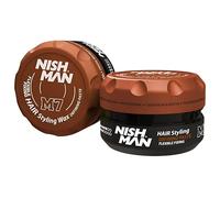 NISHMAN M7 Cire Coiffante - Defining Paste Flexible Fixing 100g - Finition Mate, Fixation Moyenne, Look Naturel & Flexible