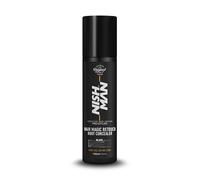 NISHMAN Magic Retouch Correcteur de Racines - Noir 100ml - Couverture Instantanée des Cheveux Gris & Rafraîchissement de la Couleur - Spray Capillaire Séchage Rapide et Longue Tenue
