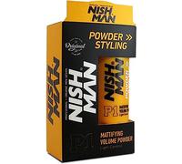 NISHMAN P1 Poudre volumatrice matifiante, pour coiffure, 20 g