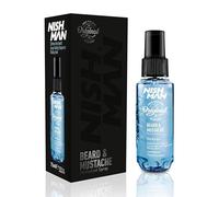 NISHMAN Parfum Barbe et Moustache - Genius 75ml - Parfum Rafraîchissant et Longue Durée pour l’Entretien de la Barbe - Parfum Idéal pour un Soin Quotidien de la Barbe et de la Moustache
