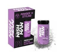NISHMAN Poudre Coiffante P1 Fresh Look 20g - Parfum Frais - Volume et Texture Maximaux - Tenue Flexible et Fini Mat