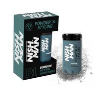 NISHMAN Poudre Coiffante P1 Gumgum 20g - Parfum Bubble Gum - Volume et Texture Maximaux - Tenue Flexible et Fini Mat