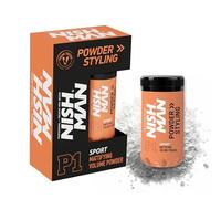 NISHMAN Poudre Coiffante P1 Sport 20g - Parfum Fruits Tropicaux - Volume et Texture Maximaux - Tenue Flexible et Fini Mat
