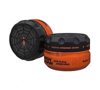 Nishman Aqua Spider Wax 150ML - Tenue Forte, Finition Brillante et Style Flexible pour Chaque Type de Cheveux - Hydratation Longue Durée et cire (150ML, S1 - Veuve noire)