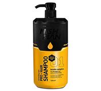 NISHMAN Shampooing Pro-Hair - Keratin Complex 1250ml - Sans Sel - Sans Parabènes - Améliore la Santé du Cuir Chevelu, Apporte Brillance & Douceur, Idéal pour Réparer les Cheveux Secs ou Abîmés