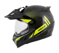 NISHUA Enduro Carbone Casque Adventure noir XL