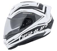NISHUA NTX-4 Casque Intégral Blanc/Gris/Noir 2XL unisex