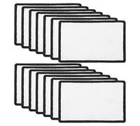 NISHZHU Lot de 14 patchs de sublimation rectangulaires à repasser pour vêtements, chapeaux