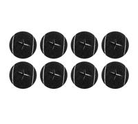 NISHZHU Lot de 8 balles de tennis prédécoupées pour pieds de meubles et protection du sol - Housse en feutre robuste et durable