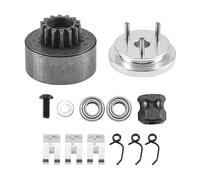 NISHZHU RC Cloche d'embrayage 14T Roulement Chaussures d'embrayage Ressorts et moteur Écrou Roue d'inertie Assemblage pour 1/8 RC Modèle Nitro Voiture