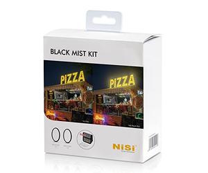 NiSi Black ProMist Kit de Filtre 67 mm - Brume Noire 1/4, 1/8 de Diffusion, Chiffon de Nettoyage et Sac filtrant