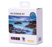 NiSi Kit de Filtres ND Extreme Système 100mm - 1x ND8-1x ND64-1x ND1000-1x ND32000 + Poche + Chiffon de Nettoyage + 4x Joint