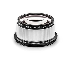 NiSi Kit d'objectif Gros Plan NC 49 mm | Filtre d'objectif Macro Gros Plan | Filetage 49 mm, 9 dioptries, revêtement Nano, étui de Protection, Anneaux adaptateurs 62 mm et 67 mm | Accessoires de