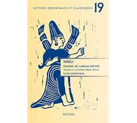 Nisili manuel de langue hittite vol ii le systeme verbal hittite