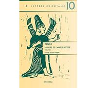 Nisili manuel de langue hittite volume i