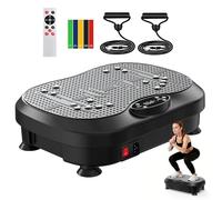 NISILIN Plaque vibrante d'exercice pour drainage lymphatique avec 200 niveaux, équipement d'entraînement de fitness pour tout le corps, planche à secouer pour perte de poids, brûleur de graisse pour