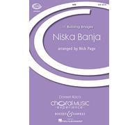 Niska Banja: Romani Dance. mixed choir (SATB) and piano (4 hands), clarinet and tambourine. Partition vocale/chorale et instrumentale.