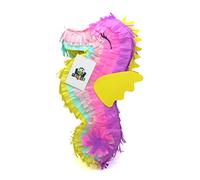 Nislai® Piñata hippocampe | Idéal pour fête d'anniversaire de fille | Piñata anniversaire | Parfait comme cadeau d'anniversaire ou comme décoration | (mini) 40 x 20 x 10 cm