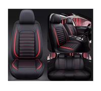 NISMIA Housse Siege Voiture pour Ford Ranger Ranger Raptor 2001-2024, Housse De Protection Respirante en Cuir PU Premium, Ensembles De Housses De Siège Imperméable(C(Red))