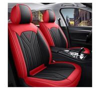 NISMIA Housses de Siège de Voiture pour Kia Picanto 2007-2022, Ensemble Complet de Housses Siege Auto Cuir, Compatible avec Les Airbags Latéraux, 5 Seats(Red-Black)