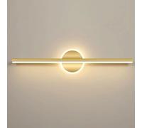Nisone LED Modern Bathroom Vanity Mirror Lights Gold Metal Bathtub Vanity Wall Lights