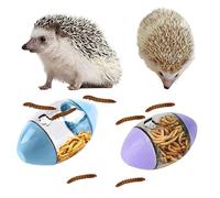 Nisone Lot de 2 jouets d'enrichissement pour hérisson - Accessoires de cage pour petits animaux de compagnie - Jouets interactifs pour hérissons