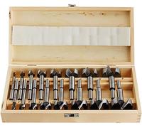 Nisorpa Forstner Lot de 16 forets Forstner de 6 à 54 mm pour le travail du bois, les meubles, les trous de charnière de porte