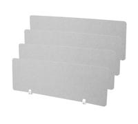 Nisorpa Lot de 4 séparateurs de bureau - 40 x 120 cm - Isolation acoustique - Réduction du bruit, distractions visuelles - Panneau d'intimité pour la maison, le bureau, la bibliothèque, la salle de