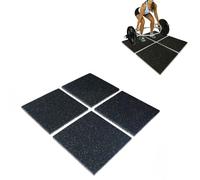 Nisorpa Lot de 4 tapis de sol antidérapants en mousse EVA avec dessus en caoutchouc, 50,8 x 50,8 cm