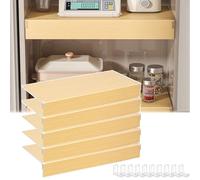 Nisorpa Lot de 5 housses d'étagère en fil de fer 61 x 30,5 cm - Amovibles - Décoration de placard en PVC mousse (pas en bois) pour salle de bain, cuisine, bureau, étagères faciles à installer