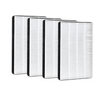 Nispira F2 Lot de 4 filtres HEPA de rechange compatibles avec purificateur d'air 3M FAP-C02WA-G2, FAP-C03BA-G2, FAP-T03BA-G2, FAP-T03BA-G2