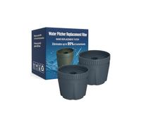 Nispira Lot de 2 filtres à eau de rechange pour pichet Epic Nano Élimine le chlore, le plomb, les odeurs et plus encore 500 litres