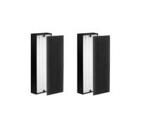 Nispira Lot de 2 filtres HEPA à particules/carbone pour purificateur d'air Blueair Sense+ Sense | Élimine la fumée, les COV chimiques, les odeurs, les squames d'animaux