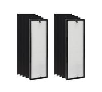 Nispira Véritable filtre HEPA + pré-filtre à charbon actif compatible avec purificateur d'air Eureka NEA120 et purificateur d'air Toshiba Smart Wifi. Par rapport à la pièce NEA-F1 NEA-C1. 2 ensembles