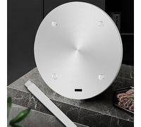 NISPOTDOR Adaptateur Induction, Plaque pour induction Adaptateur pour Dessous de Plat, Plaques de Cuisson avec Poignée Détachable 28cm