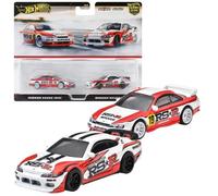 Nissan 240SX S14 + Nissan Silvia S15 | Hot Wheels Premium Véhicule