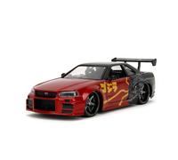 Jada Toys 1/24 - Nissan Skyline Gt-R (R34) Godzilla 35133r/Bk-Jada Toys
