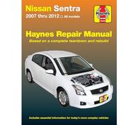 Nissan Sentra 2007 Thru 2012 Haynes Repair Manual