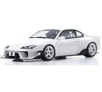 Nissan Silvia S15 Khyzyl Saleem White 1/18 - KSR18066W KYOSHO SAMOURAI