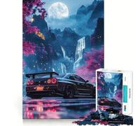 Nissan Skyline R dans Un Paysage onirique Puzzle de 1000 pièces pour Adultes pour stimuler la mémoire et se détendre mentalement Découpe de qualité supérieure Surprise chaleureuse 38x52cm