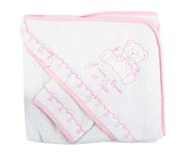 NISSANOU ® Serviette Cap Sortie de Bain bébé idée Cadeau Naissance bébé maternité idée Annonce de Grossesse (JPMBCRS)