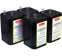 Nissen original 6 V Bloc de rechange pour batterie Lanterne IEC 4R25 Lot de 4, Charbon de zinc, 6 V