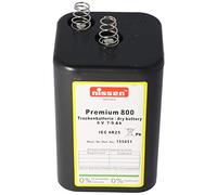 Nissen Premium 800 4R25 Batterie 6 V max. Capacité 9000 mAh Batterie sèche 4R25 sans mercure ni cadmium