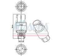 NISSENS 301001 Pressostat, climatisation pour FORD,FORD USA
